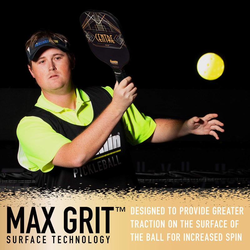 Franklin Sports Pro Pickleball Paddle - Pro Tournament Pickleball Paddle with Extra Grip MaxGrit Technology - Aspen Kern Centre Pickleball Paddle - Image 3